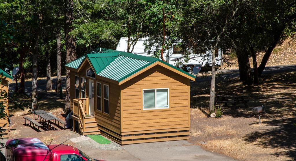 Russian River Camping Resort Cottage 7 Cloverdale Bagian luar foto